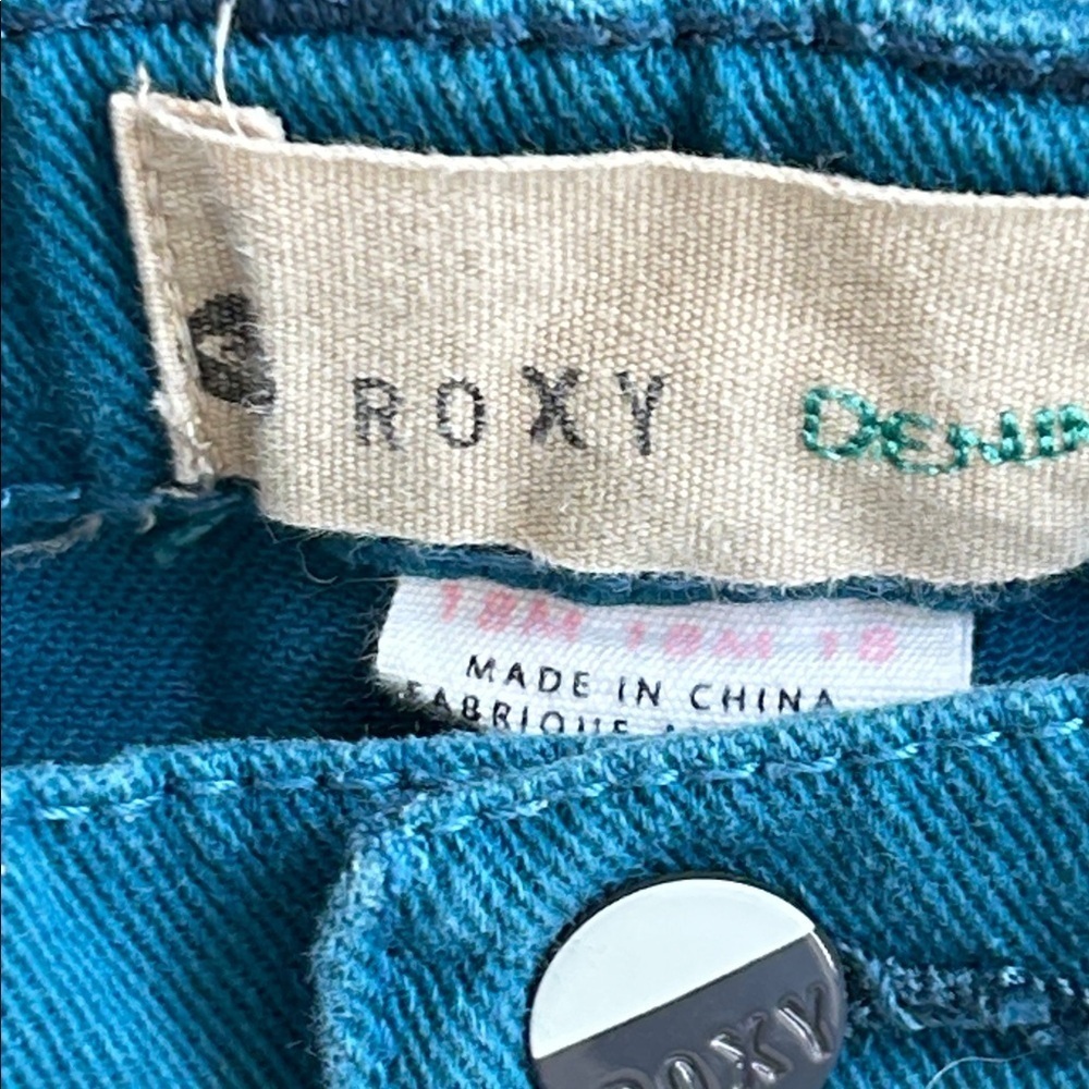 Roxy Teal Kids Jeans - Picture 4 of 4
